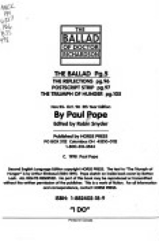 Cover of The Ballad of Doctor Richardson