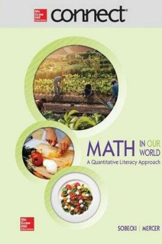 Cover of Connect Math Hosted by Aleks Access Card 52 Weeks for Quantitative Literacy