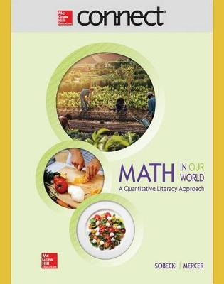 Book cover for Connect Math Hosted by Aleks Access Card 52 Weeks for Quantitative Literacy