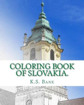 Book cover for Coloring Book of Slovakia.