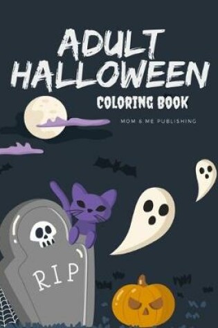 Cover of Adult Halloween Coloring Book