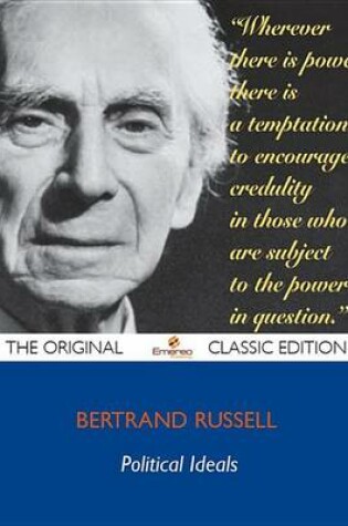 Cover of Political Ideals - The Original Classic Edition