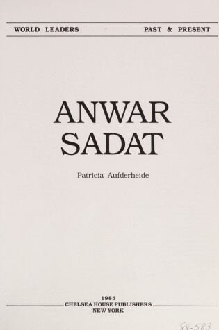 Cover of Anwar Sadat