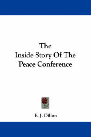 Cover of The Inside Story of the Peace Conference