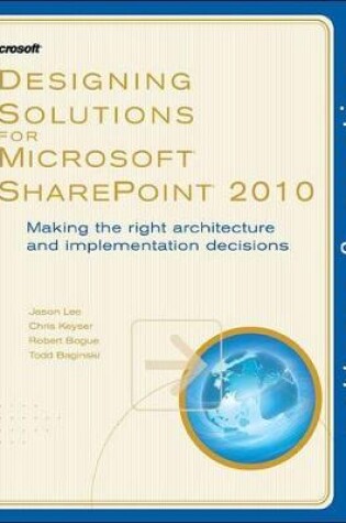 Cover of Designing Solutions for Microsoft SharePoint 2010