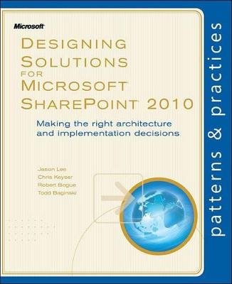 Book cover for Designing Solutions for Microsoft SharePoint 2010