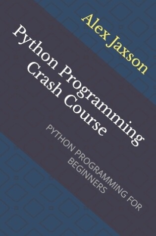 Cover of Python Programming Crash Course