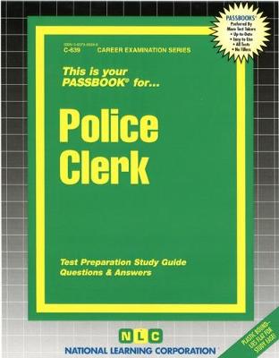 Book cover for Police Clerk
