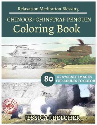 Book cover for CHINOOK+CHINSTRAP PENGUIN Coloring Books