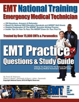 Book cover for EMT National Training EMT Practice Questions & Study Guide