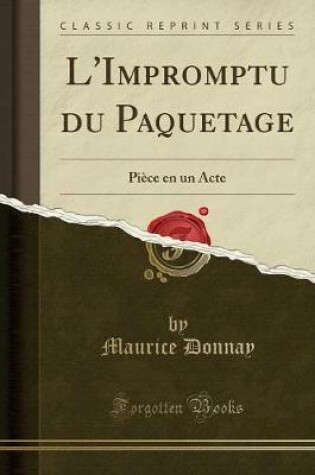 Cover of L'Impromptu Du Paquetage