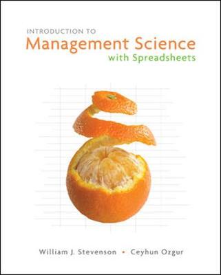 Book cover for Introduction to Management Science with Spreadsheets and Student CD