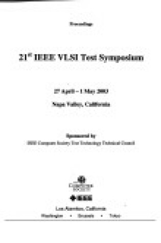 Cover of VLSI Test Symposium (VTS 2003), 21st IEEE