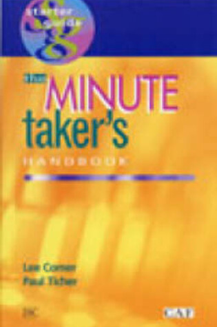 Cover of The Minute Taker's Handbook