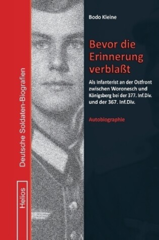 Cover of Bevor die Erinnerung verblaßt