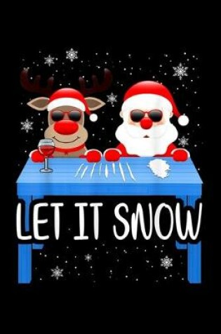 Cover of Cocaine Santa Reindeer Let It Snow Sweater