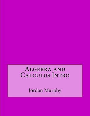 Book cover for Algebra and Calculus Intro