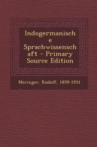 Cover of Indogermanische Sprachwissenschaft - Primary Source Edition