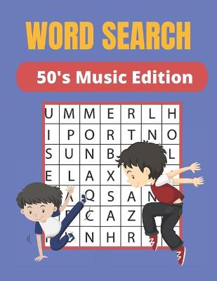 Book cover for Word Search 50's Music Edition