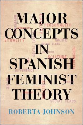 Cover of Major Concepts in Spanish Feminist Theory