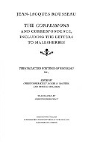 Cover of Collected Writings of Rousseau