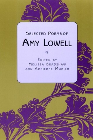 Cover of Selected Poems of Amy Lowell