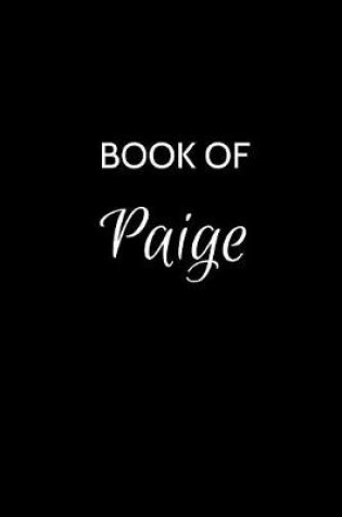 Cover of Book of Paige