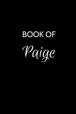 Book cover for Book of Paige