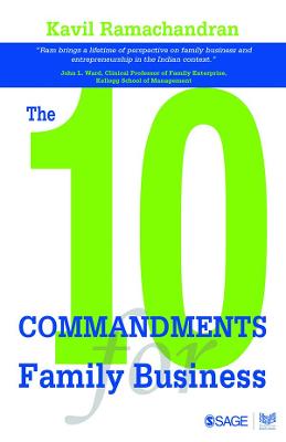 Book cover for The 10 Commandments for Family Business