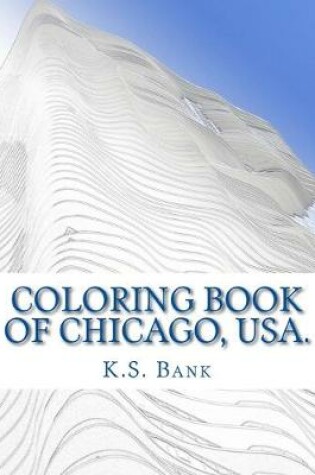 Cover of Coloring Book of Chicago, USA.
