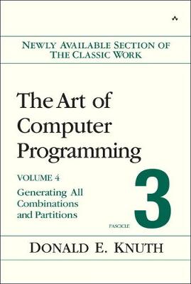 Book cover for Art of Computer Programming, Volume 4,  Fascicle 3, The