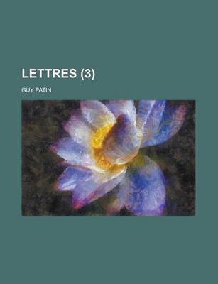 Book cover for Lettres (3)