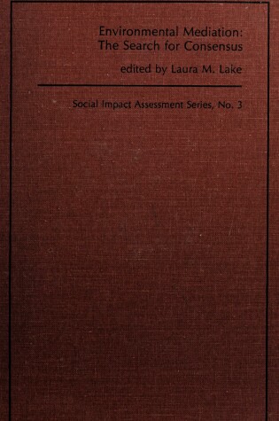 Cover of Environmental Mediation