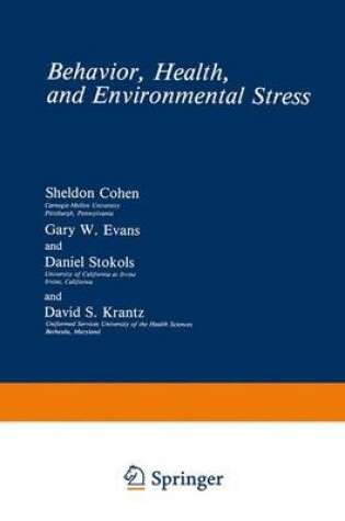 Cover of Behavior, Health, and Environmental Stress
