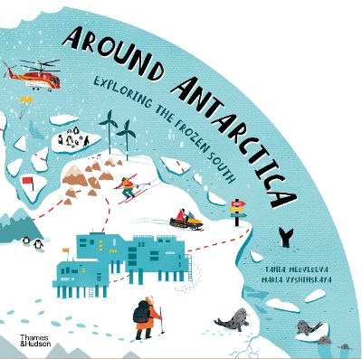 Book cover for Around Antarctica