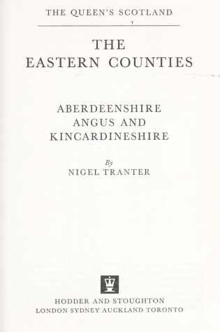 Cover of Eastern Counties, Aberdeen, Angus and Kincardineshire