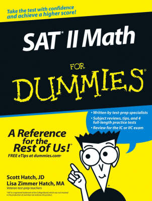 Book cover for SAT II Math For Dummies