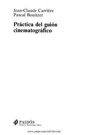 Cover of Practica del Guion Cinematografico