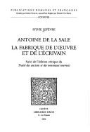 Book cover for Antoine de La Sale
