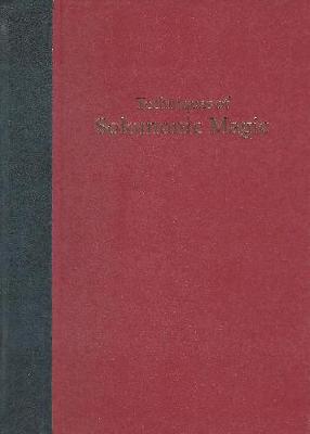 Book cover for Techniques of Solomonic Magic (limited leather edition)