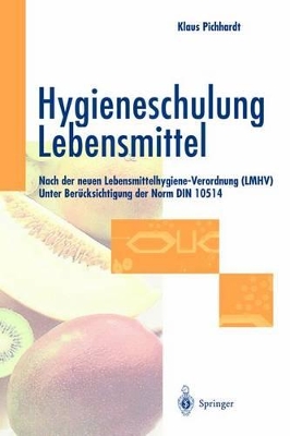 Book cover for Hygieneschulung Lebensmittel