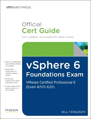 Book cover for vSphere 6 Foundations Exam Official Cert Guide (Exam #2V0-620)