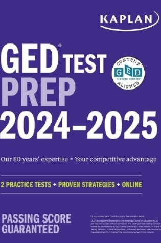 Cover of GED Test Prep 2024-2025