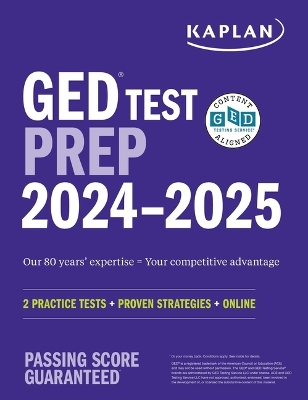 Cover of GED Test Prep 2024-2025