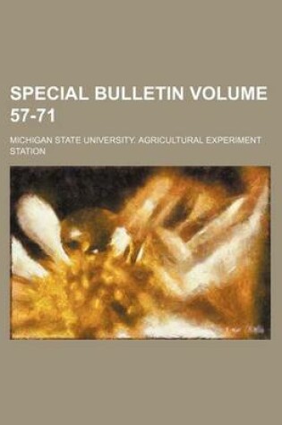 Cover of Special Bulletin Volume 57-71