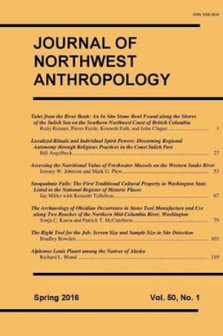 Cover of Journal of Northwest Anthropology