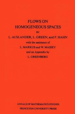 Cover of Flows on Homogeneous Spaces. (AM-53), Volume 53