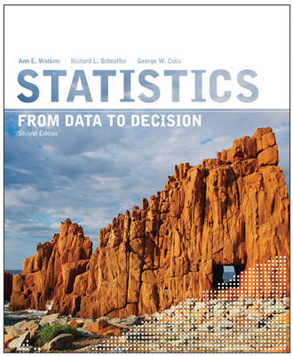 Book cover for Statistics: From Data to Decision 2e + WileyPLUS Registration Card