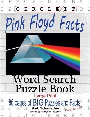 Book cover for Circle It, Pink Floyd Facts, Word Search, Puzzle Book