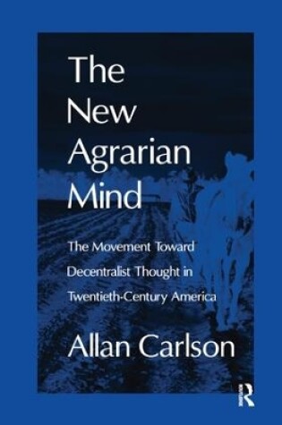 Cover of The New Agrarian Mind